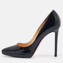 Christian Louboutin: Чёрные туфли  Pigalle