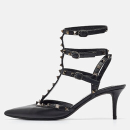 Valentino: Чёрные туфли  Rockstud