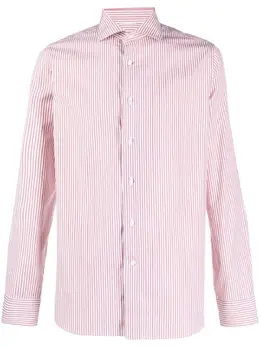Canali: Рубашка в полоску 
