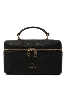 Furla: Чёрная сумка 