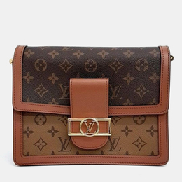 Louis Vuitton: Коричневая сумка 