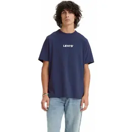 Levi's: Синяя футболка 