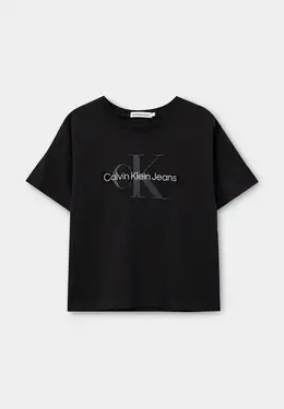 Calvin Klein Jeans: Чёрная футболка 