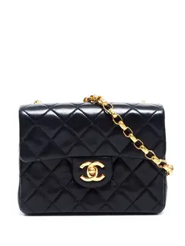 CHANEL Pre-Owned: Чёрная сумка 