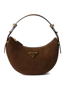 Prada: Коричневая сумка 
