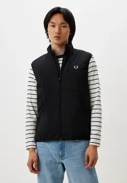 Fred Perry: Чёрный жилет 