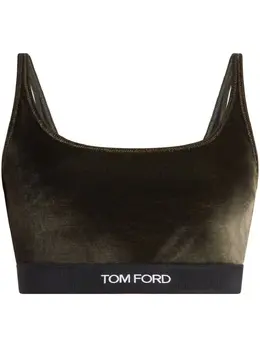 TOM FORD: Зелёный топ  Logo