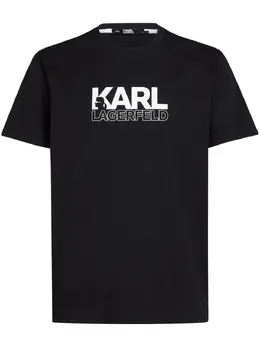 Karl Lagerfeld: Чёрная футболка 