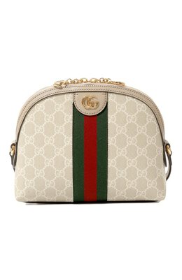 Gucci: Бежевая сумка  Ophidia GG