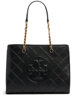 TORY BURCH: Чёрная сумка  Fleming