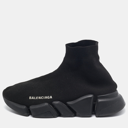 Balenciaga: Чёрные кроссовки  Speed Trainer