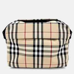 Burberry: Бежевая сумка через плечо  Vintage Check