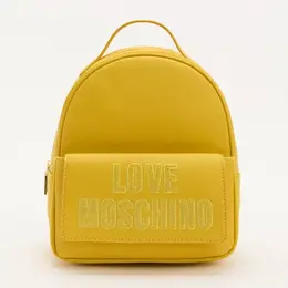 Love Moschino: Жёлтый рюкзак 