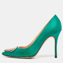 Manolo Blahnik: Зелёные туфли 