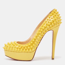 Christian Louboutin: Жёлтые туфли 