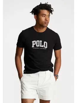 Polo Ralph Lauren: Чёрная футболка 