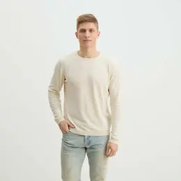 Pepe Jeans: Бежевый свитер 