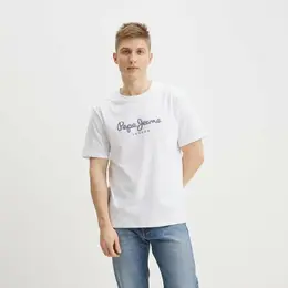 Pepe Jeans: Белая футболка 