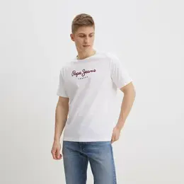 Pepe Jeans: Белая футболка 