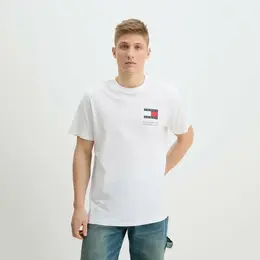 Tommy Jeans: Белая футболка 