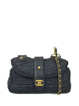 CHANEL Pre-Owned: Чёрная сумка 