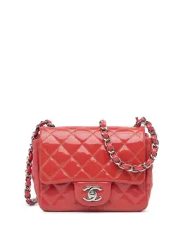 CHANEL Pre-Owned: Розовая сумка через плечо 