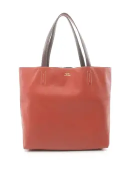 Hermès Pre-Owned: Оранжевая сумка-шоппер 