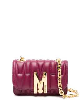 Moschino: Фиолетовая сумка 