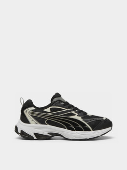 PUMA: Чёрные кроссовки 