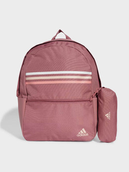 adidas: Розовый рюкзак  Essentials