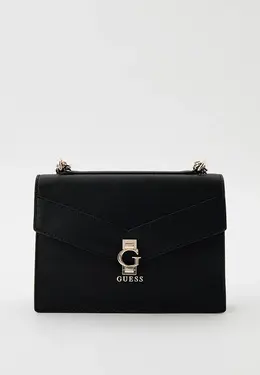 Guess: Чёрная сумка 
