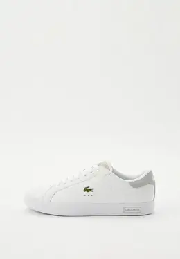 Lacoste: Белые кеды 