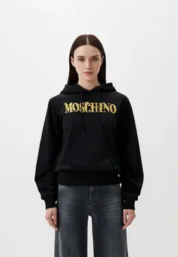 Moschino: Чёрная толстовка 