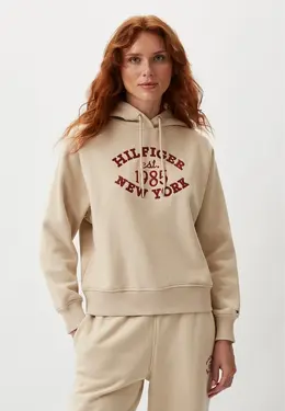 Tommy Hilfiger: Бежевая толстовка 