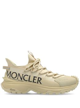 Moncler: Бежевые кроссовки 