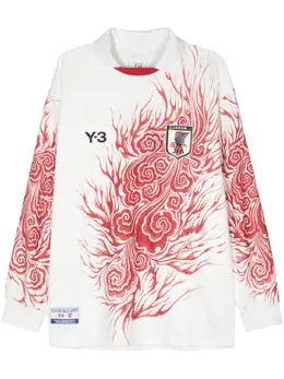 Y-3: Белая футболка 