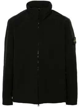 Stone Island: Чёрная куртка  Compass