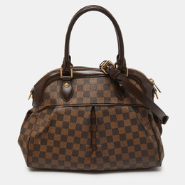 Louis Vuitton: Коричневая сумка 