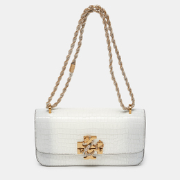 Tory Burch: Белая сумка  Eleanor