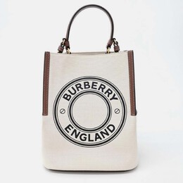 Burberry: Бежевая сумка 