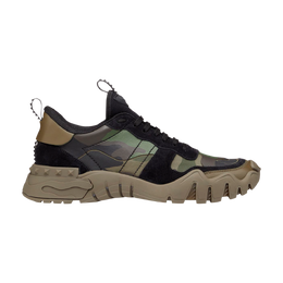 Valentino: Зелёные кроссовки  Rockrunner Plus