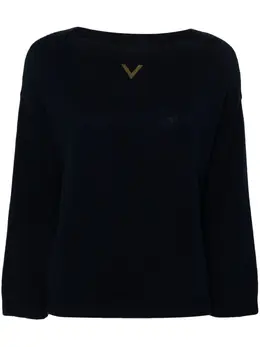 Valentino Garavani: Синий свитер 