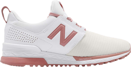 New Balance: Белые кроссовки  574