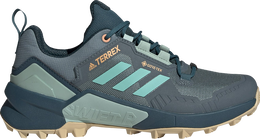 Adidas: Зелёные кроссовки  Terrex Swift