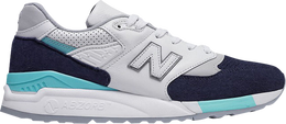 New Balance: Белые кроссовки 