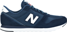 New Balance: Синие кроссовки 