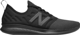 New Balance: Чёрные кроссовки 