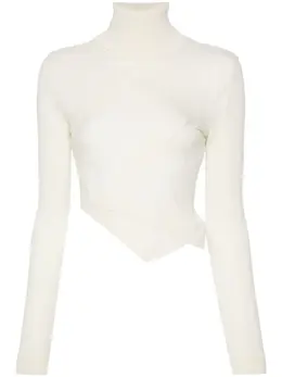 MM6 Maison Margiela: Белый свитер 
