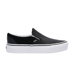 Vans: Чёрные кроссовки  Classic Slip On