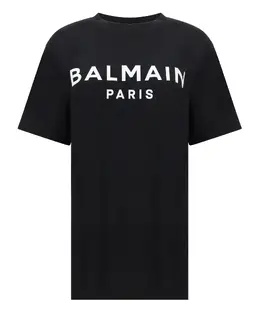 Balmain: Хлопковая футболка 